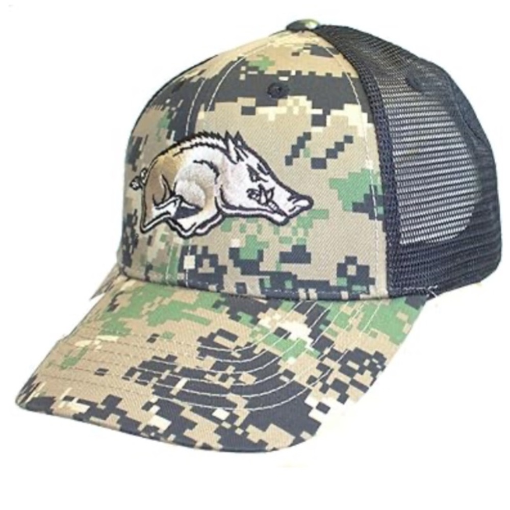 Arkansas Razorbacks Digital Camo Mesh SnapBack Hat